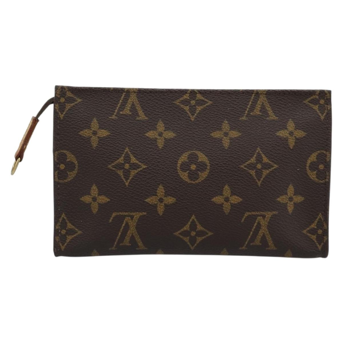 LOUIS VUITTON Monogram Bucket PM Pouch Accessory Pouch LV Auth ar14045