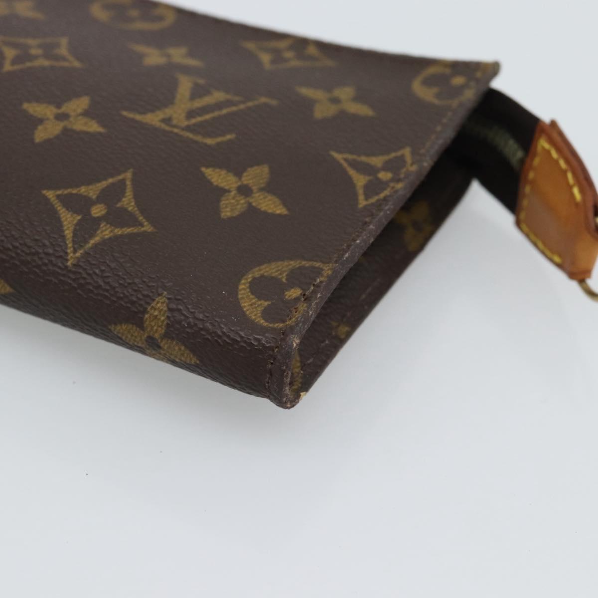 LOUIS VUITTON Monogram Bucket PM Pouch Accessory Pouch LV Auth ar14045