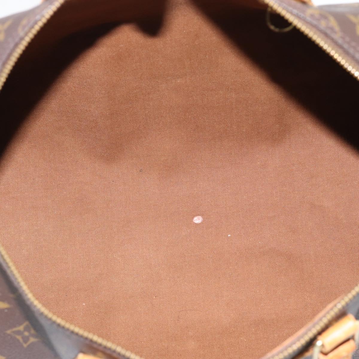 LOUIS VUITTON Monogram Speedy 35 Hand Bag M41524 LV Auth ar14046