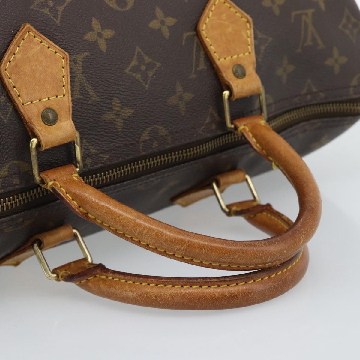 LOUIS VUITTON Monogram Speedy 35 Hand Bag M41524 LV Auth ar14046