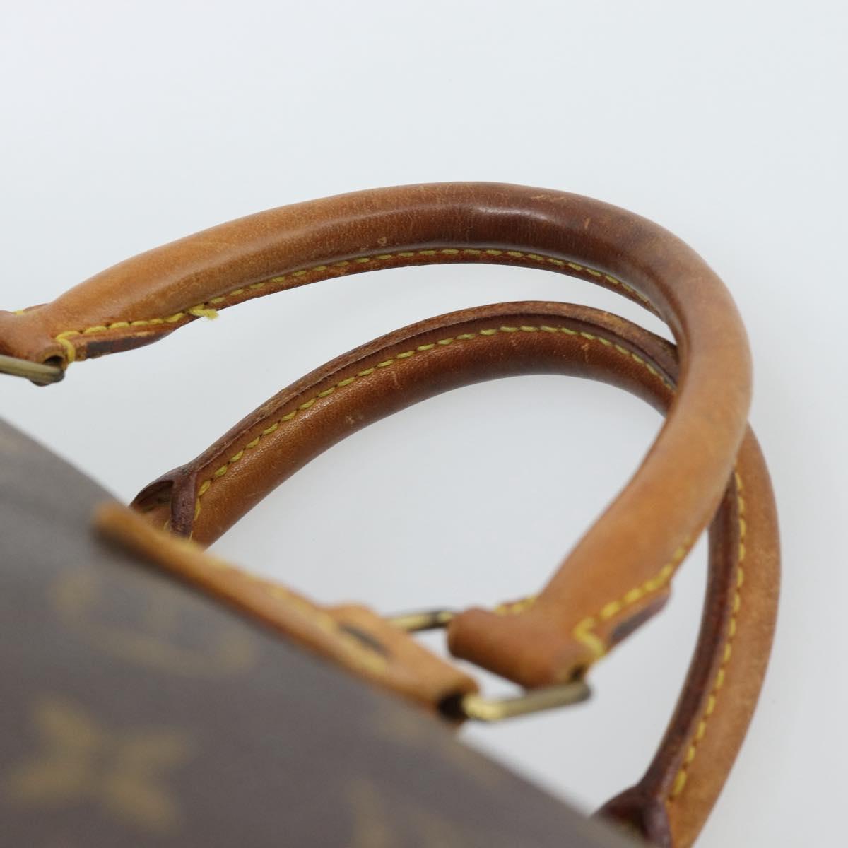 LOUIS VUITTON Monogram Speedy 35 Hand Bag M41524 LV Auth ar14046