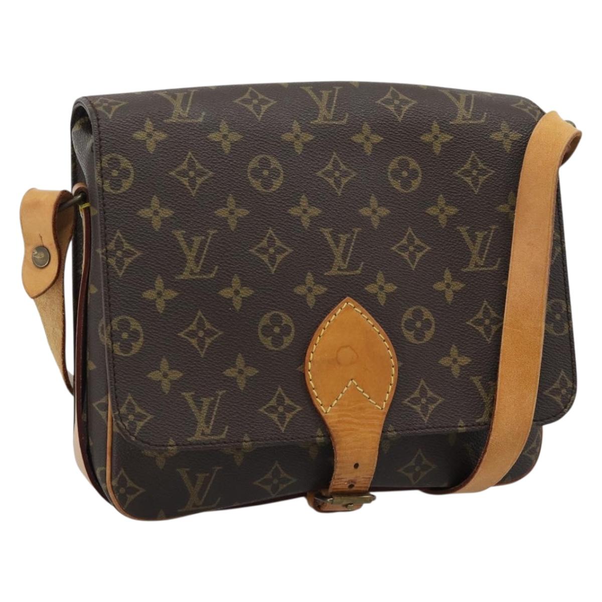LOUIS VUITTON Monogram Cartouchiere GM Shoulder Bag M51252 LV Auth ar14047