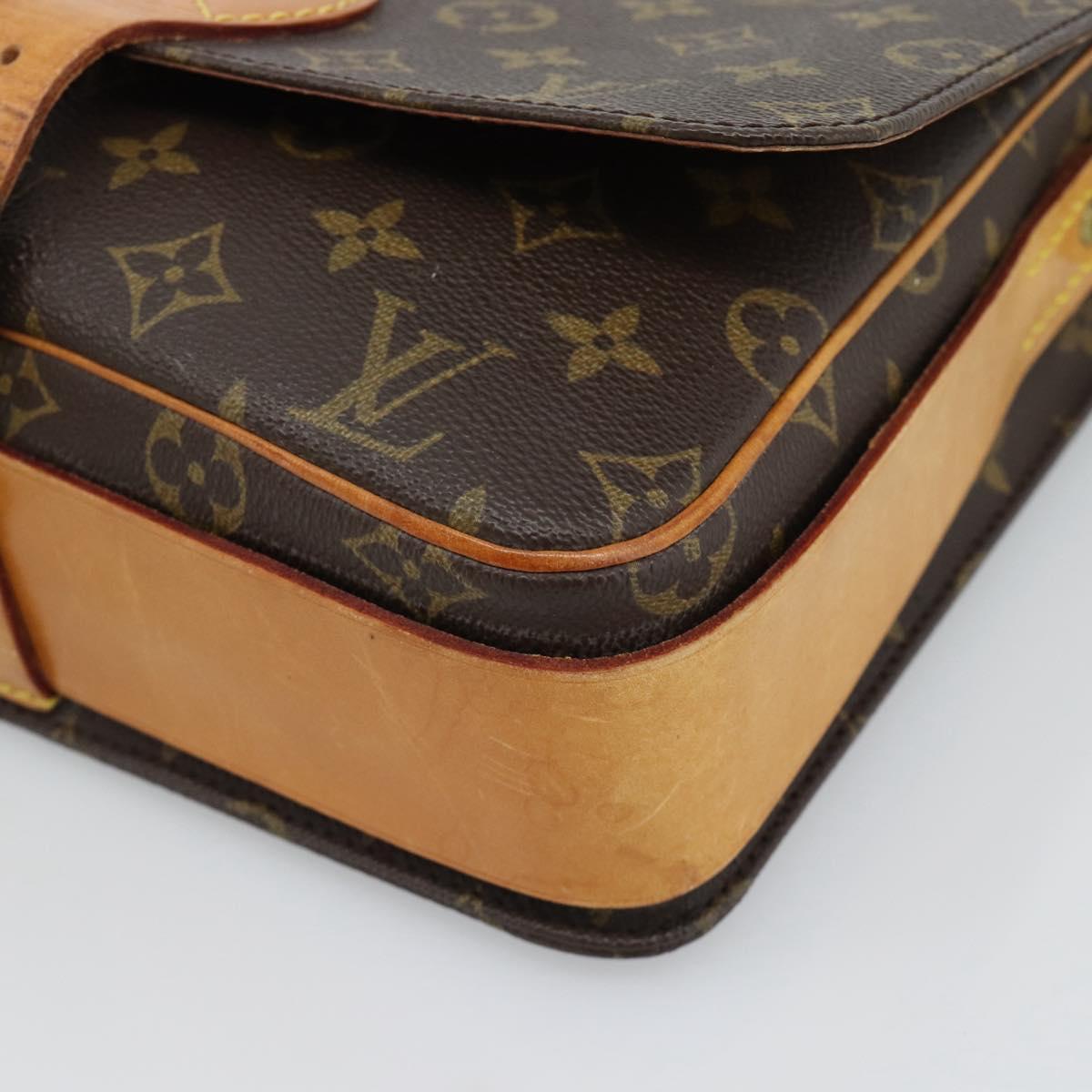 LOUIS VUITTON Monogram Cartouchiere GM Shoulder Bag M51252 LV Auth ar14047