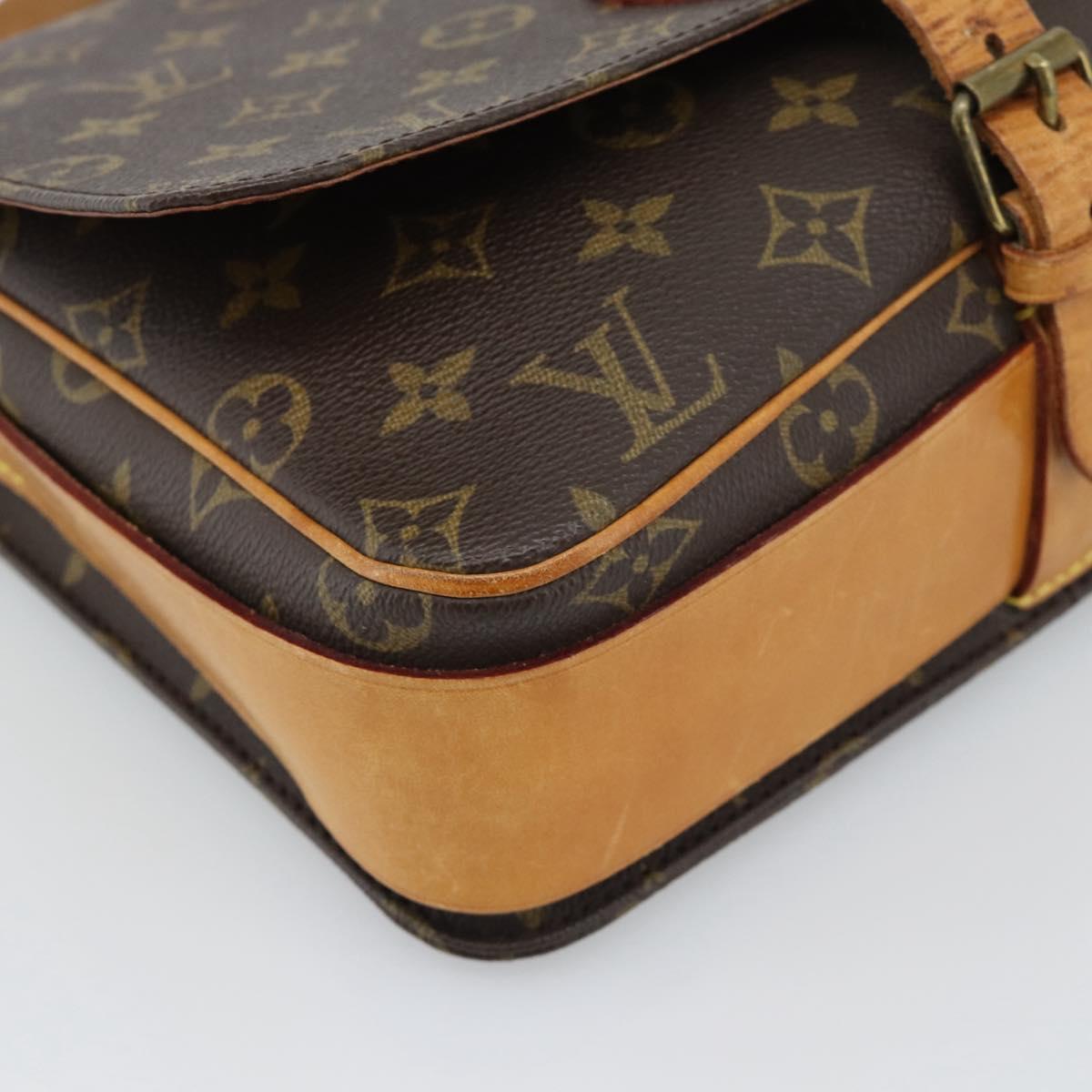 LOUIS VUITTON Monogram Cartouchiere GM Shoulder Bag M51252 LV Auth ar14047