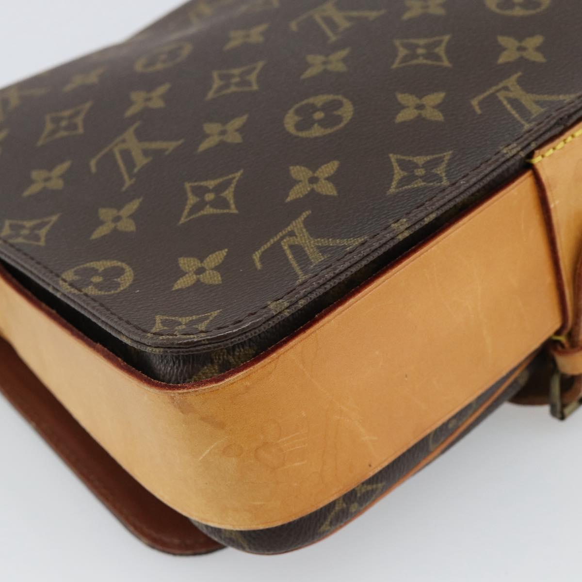 LOUIS VUITTON Monogram Cartouchiere GM Shoulder Bag M51252 LV Auth ar14047