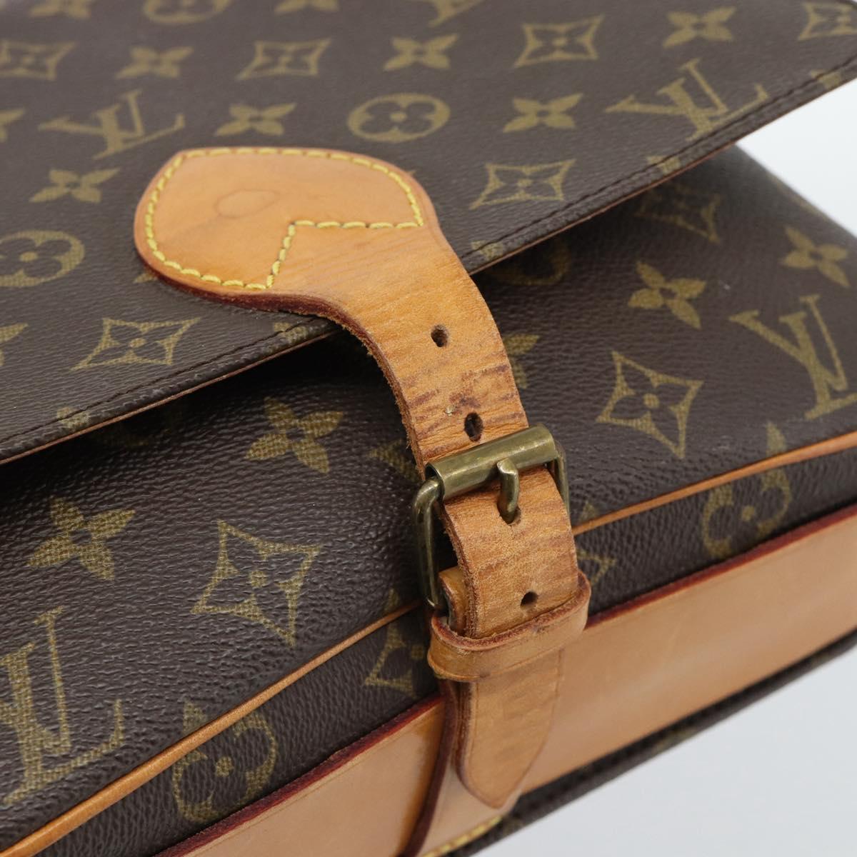 LOUIS VUITTON Monogram Cartouchiere GM Shoulder Bag M51252 LV Auth ar14047