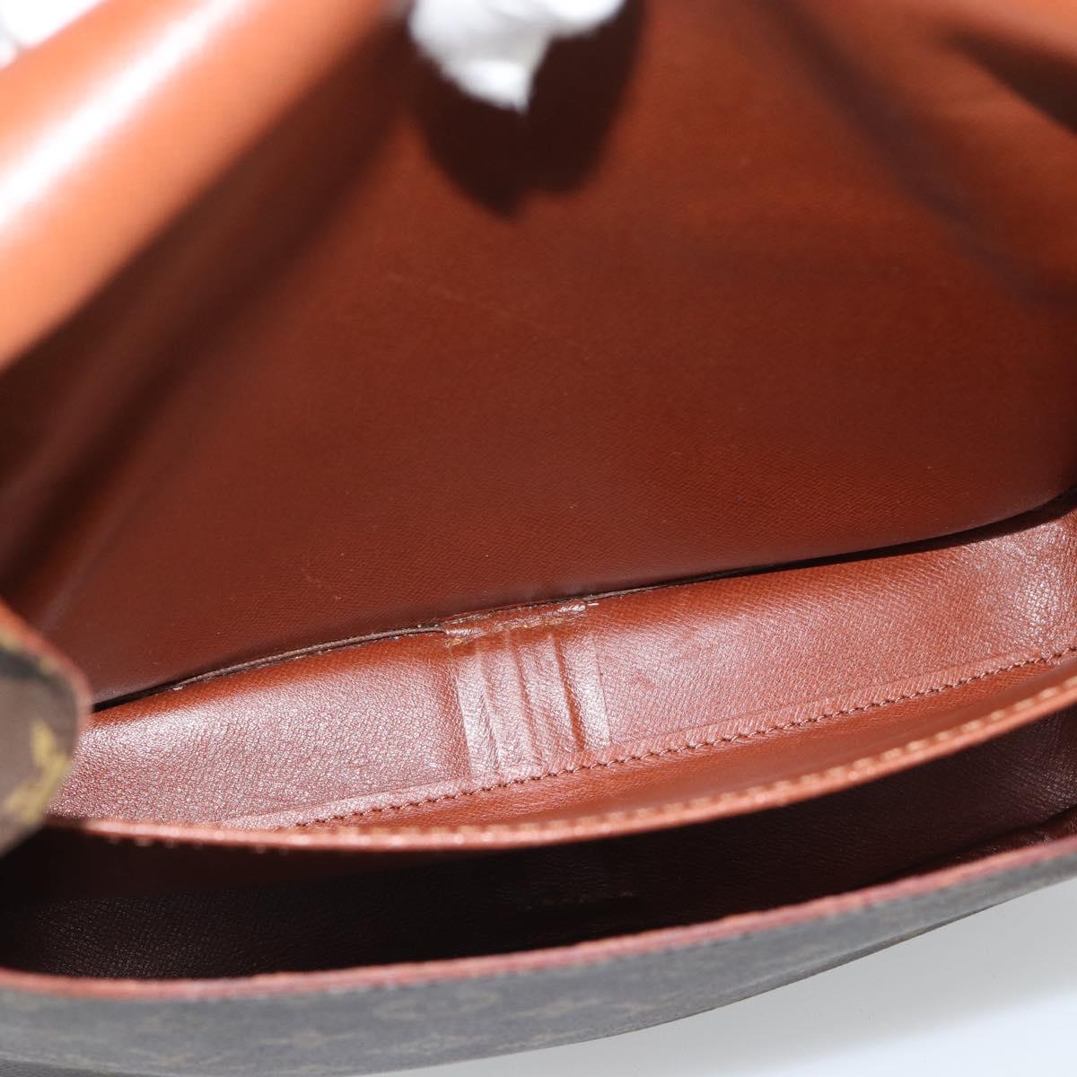 LOUIS VUITTON Monogram Cartouchiere GM Shoulder Bag M51252 LV Auth ar14047