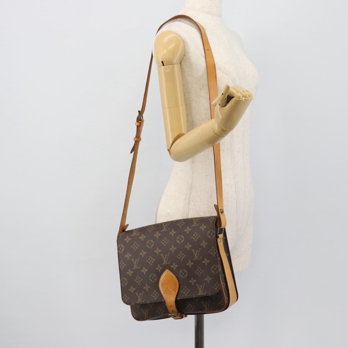 LOUIS VUITTON Monogram Cartouchiere GM Shoulder Bag M51252 LV Auth ar14047