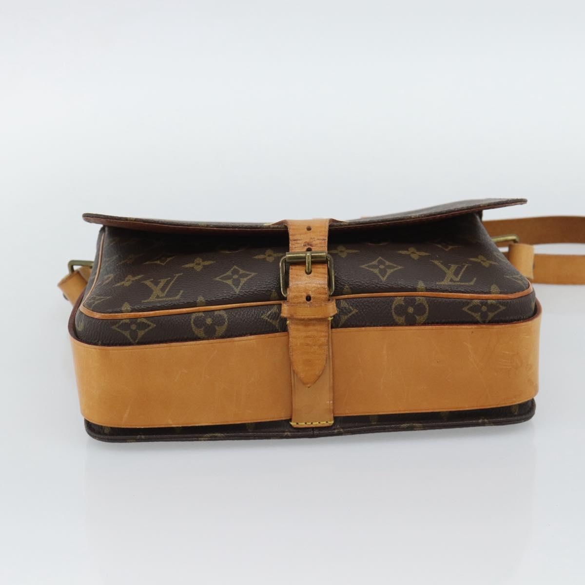 LOUIS VUITTON Monogram Cartouchiere GM Shoulder Bag M51252 LV Auth ar14047