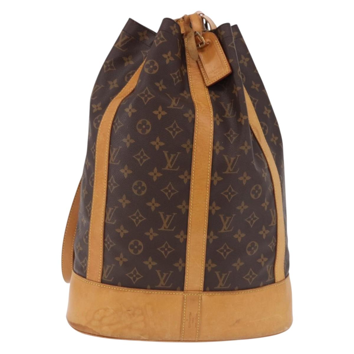 LOUIS VUITTON Monogram Randonnee GM Shoulder Bag M42244 LV Auth ar14052A