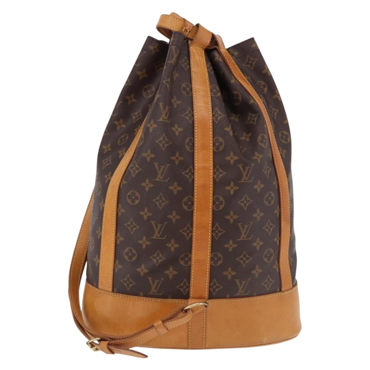 LOUIS VUITTON Monogram Randonnee GM Shoulder Bag M42244 LV Auth ar14052A