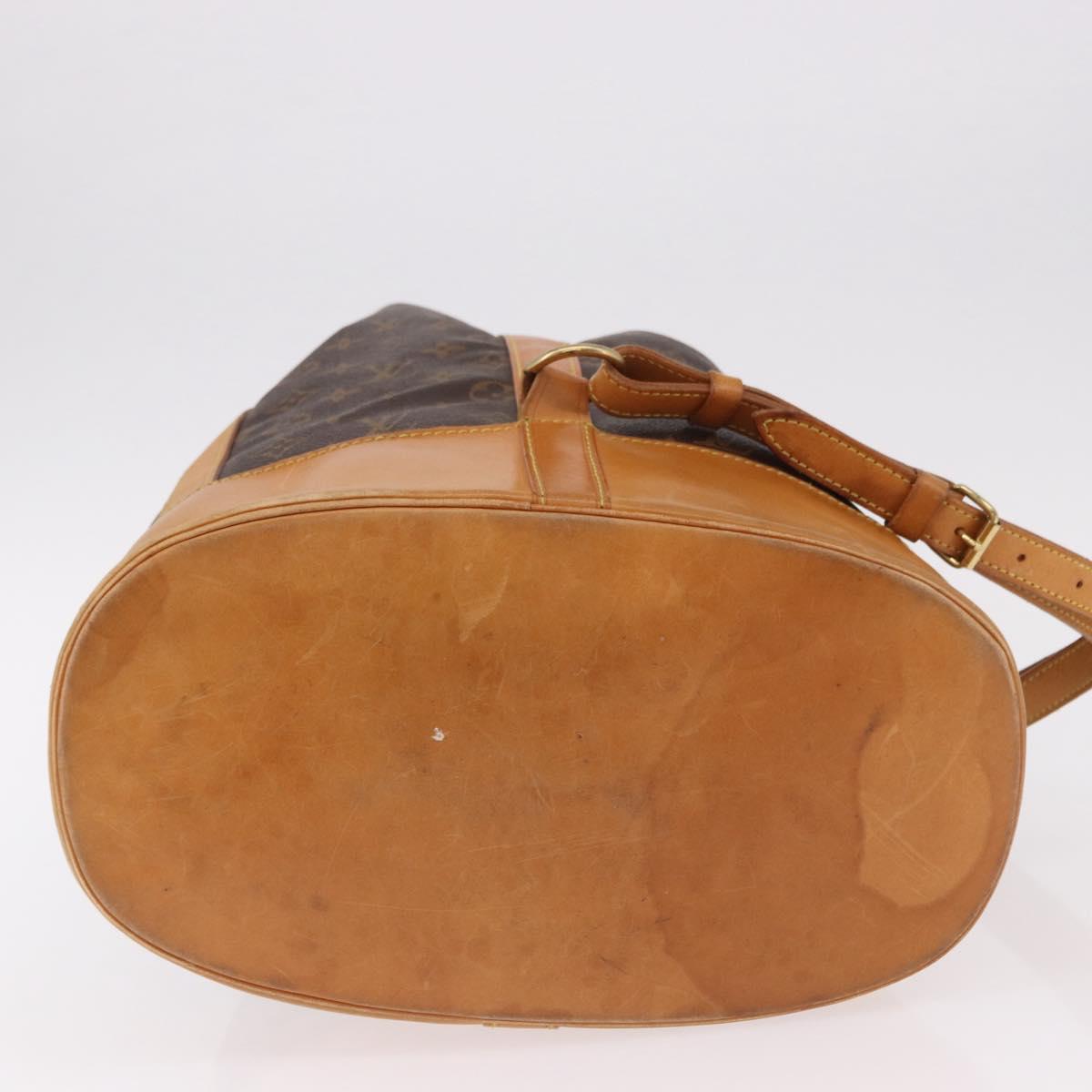 LOUIS VUITTON Monogram Randonnee GM Shoulder Bag M42244 LV Auth ar14052A