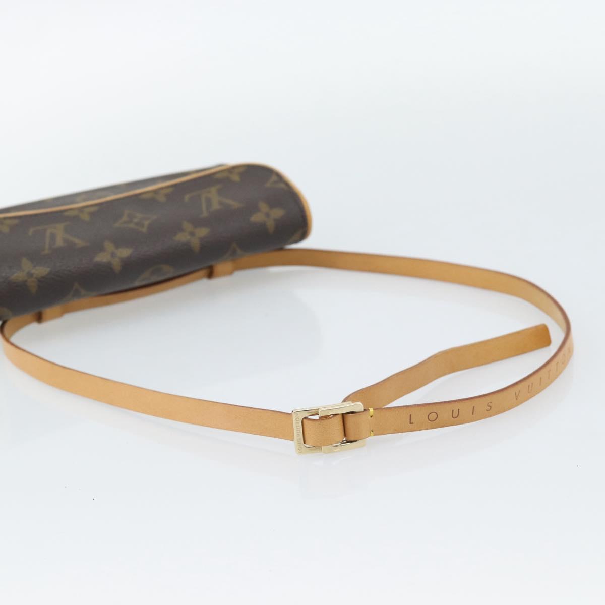LOUIS VUITTON Monogram Pochette Florentine Waist Bag M51855 LV Auth ar14063