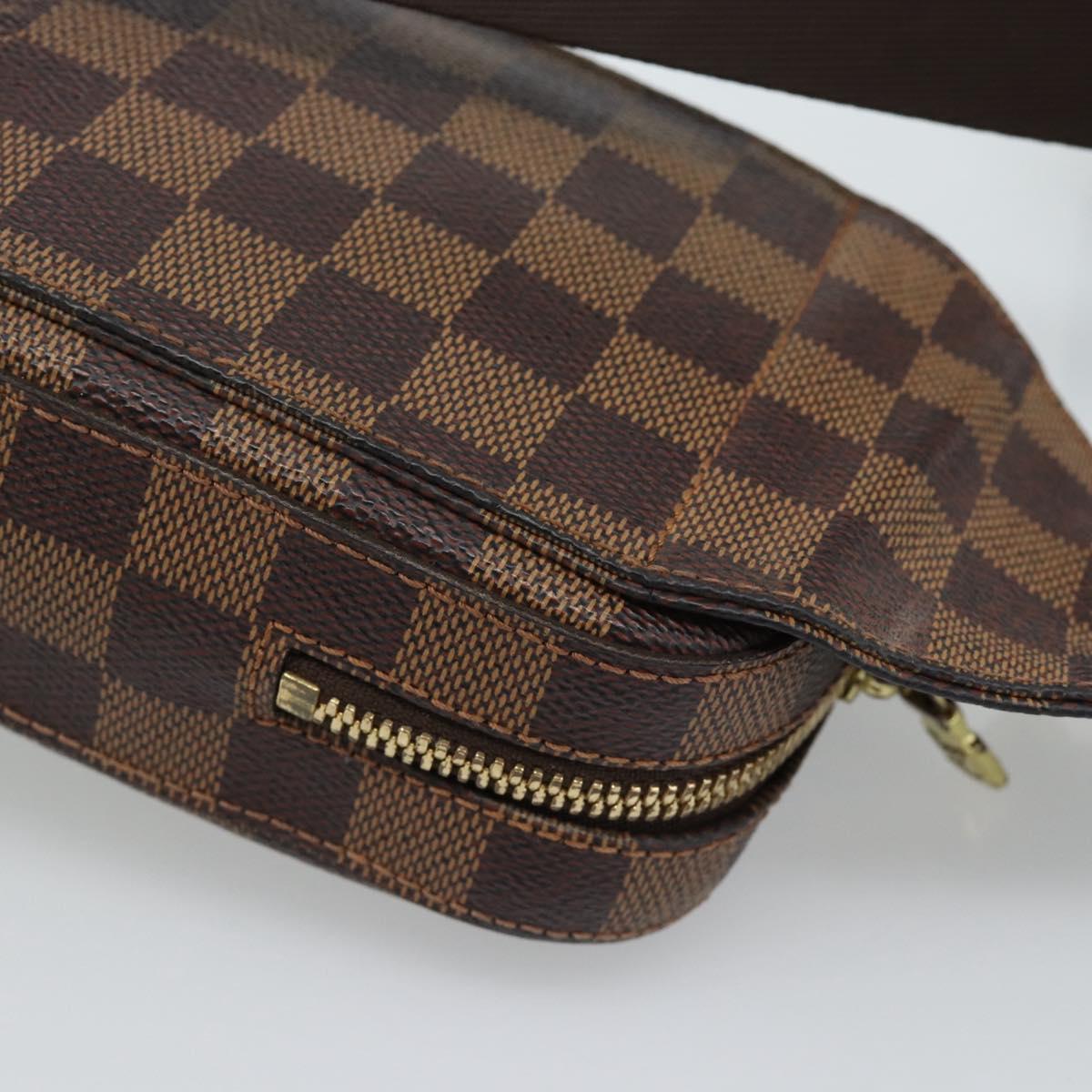 LOUIS VUITTON Damier Ebene Geronimos Shoulder Bag N51994 LV Auth ar14066