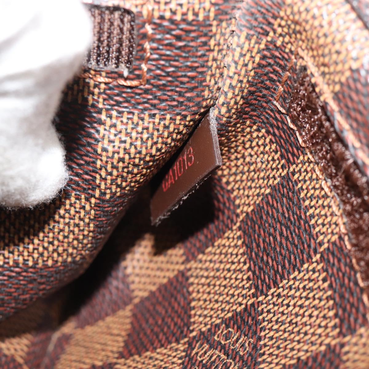 LOUIS VUITTON Damier Ebene Geronimos Shoulder Bag N51994 LV Auth ar14066