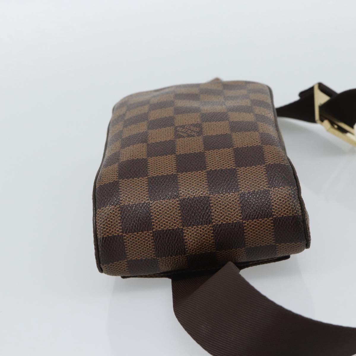 LOUIS VUITTON Damier Ebene Geronimos Shoulder Bag N51994 LV Auth ar14066