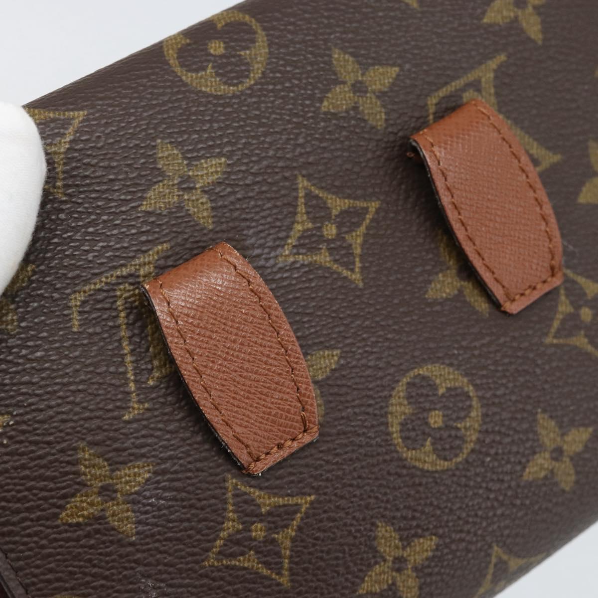 LOUIS VUITTON Monogram Pochette Arche Shoulder Bag Green M51975 LV Auth ar14068