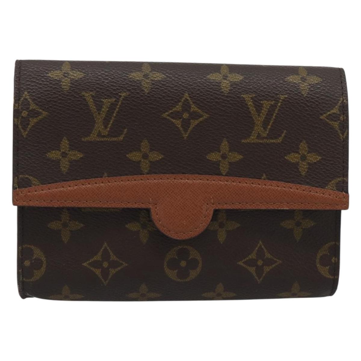 LOUIS VUITTON Monogram Pochette Arche Shoulder Bag Green M51975 LV Auth ar14068