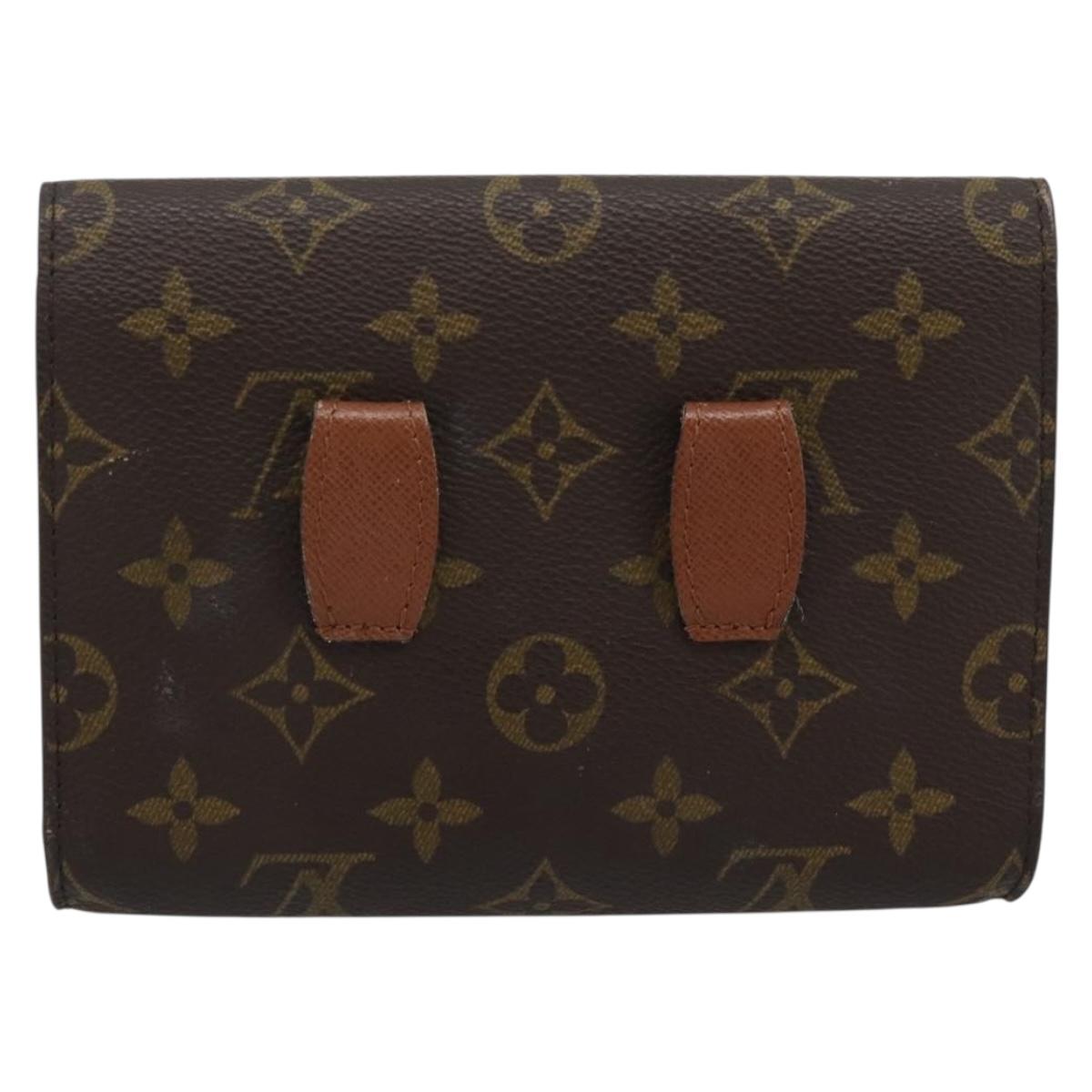 LOUIS VUITTON Monogram Pochette Arche Shoulder Bag Green M51975 LV Auth ar14068