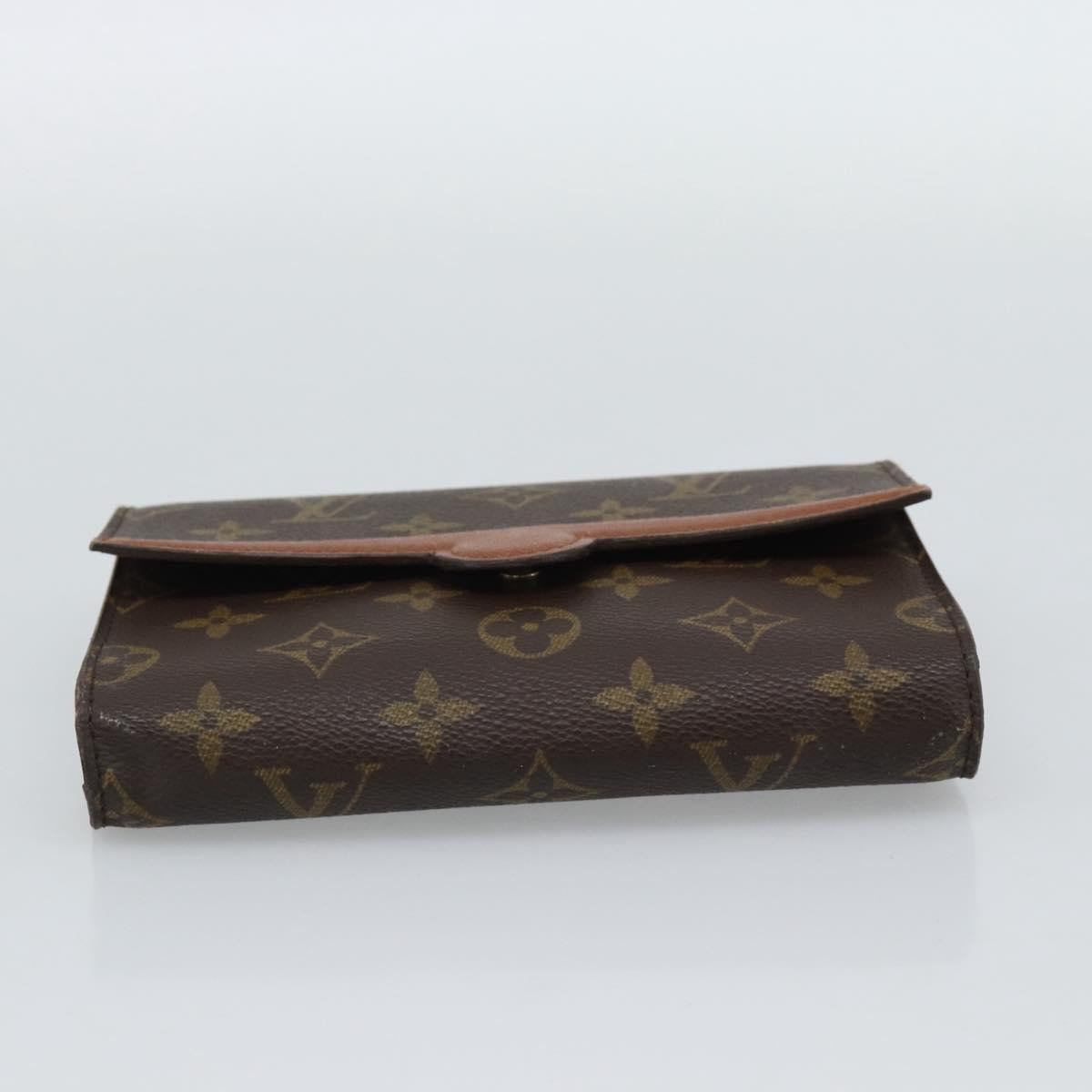 LOUIS VUITTON Monogram Pochette Arche Shoulder Bag Green M51975 LV Auth ar14068