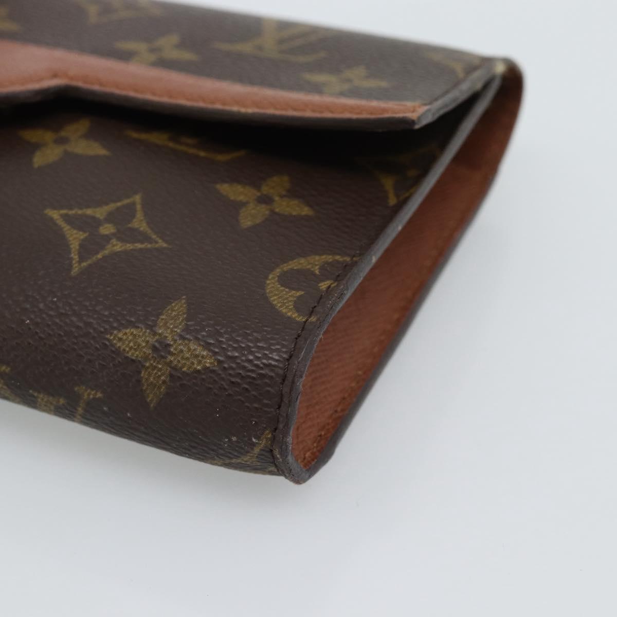 LOUIS VUITTON Monogram Pochette Arche Shoulder Bag Green M51975 LV Auth ar14068
