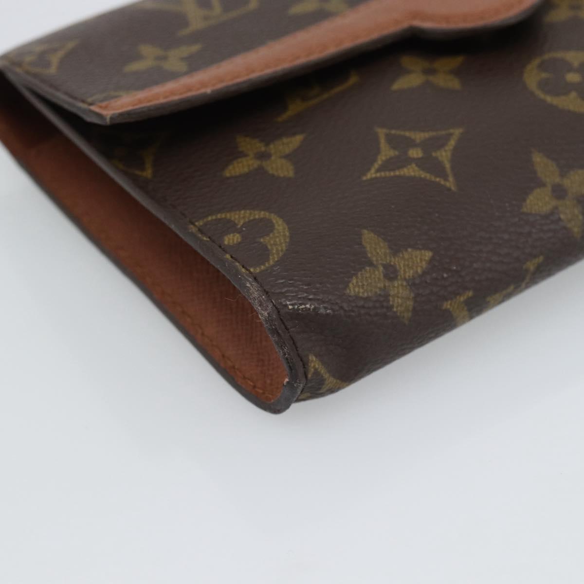LOUIS VUITTON Monogram Pochette Arche Shoulder Bag Green M51975 LV Auth ar14068