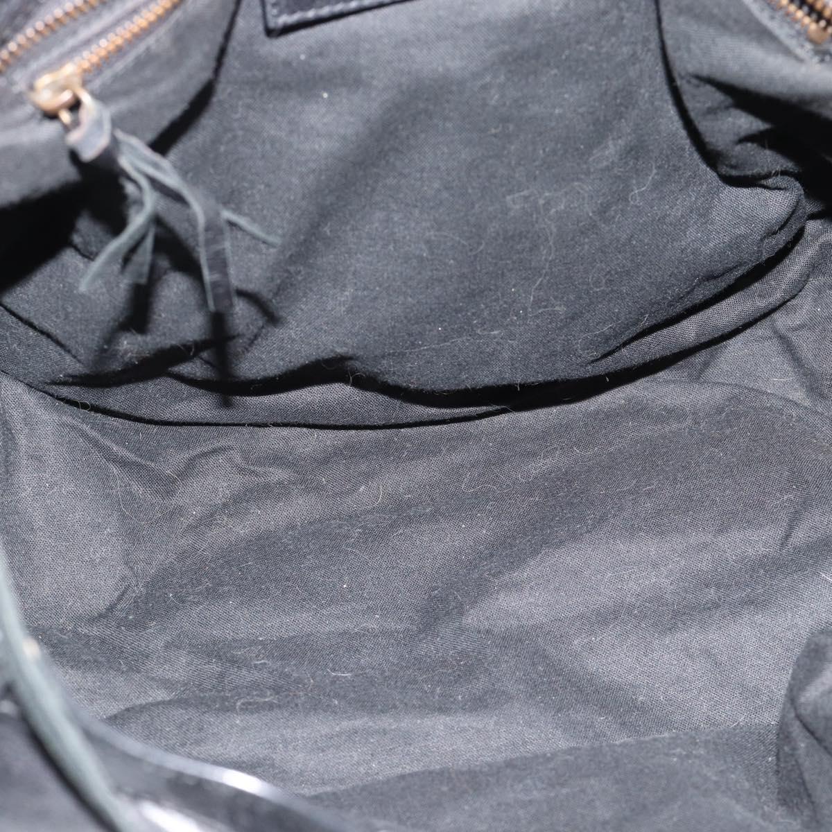 BALENCIAGA The City Hand Bag Leather Black 115748 Auth ar14069