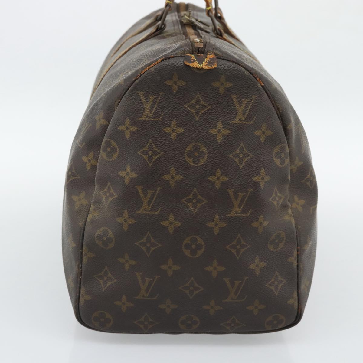 LOUIS VUITTON Monogram Keepall 50 Boston Bag M41426 LV Auth ar14072