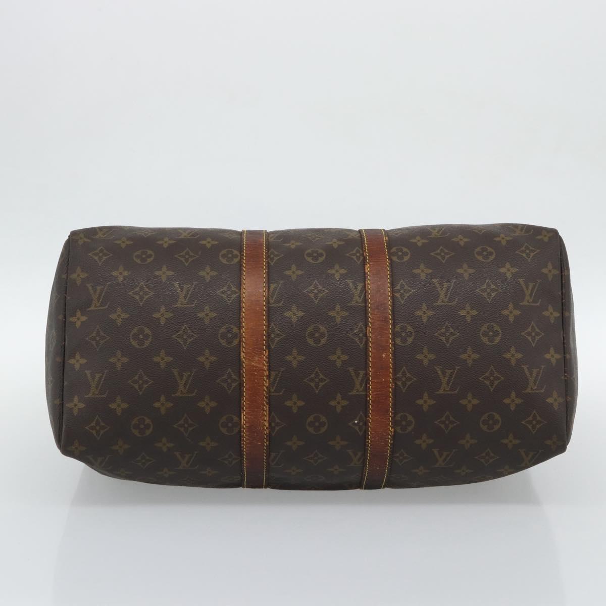 LOUIS VUITTON Monogram Keepall 50 Boston Bag M41426 LV Auth ar14072