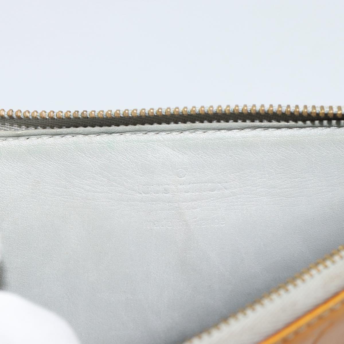 LOUIS VUITTON Monogram Vernis Lexington Accessory Pouch Gris M91056 Auth ar14075