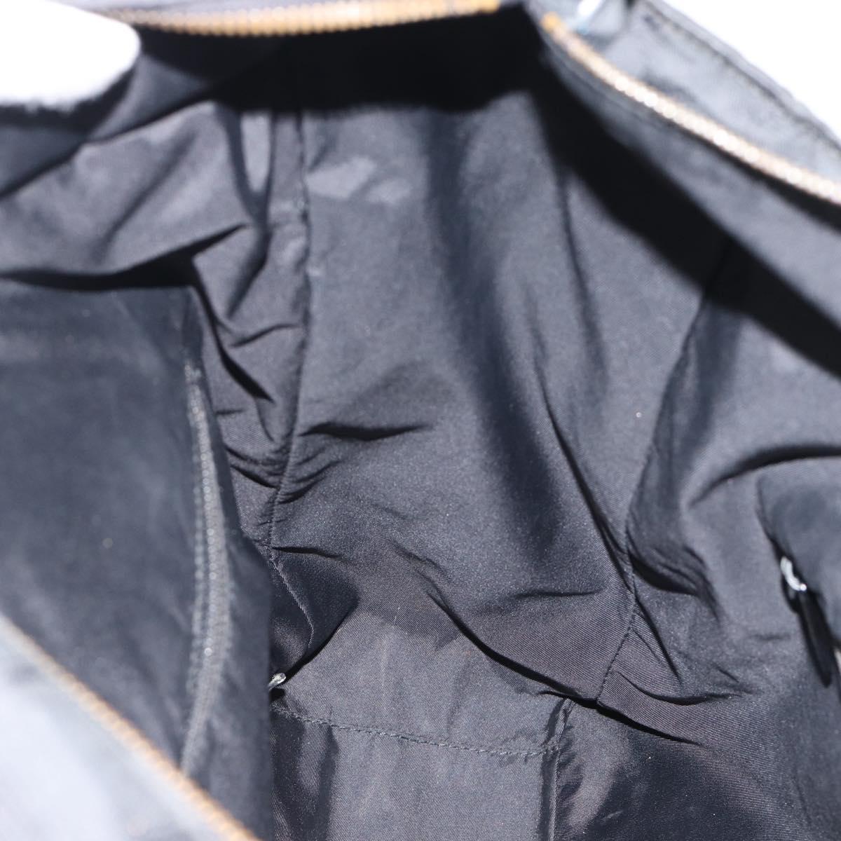 CHANEL New Travel Line Tote Bag Canvas Black CC Auth ar14076