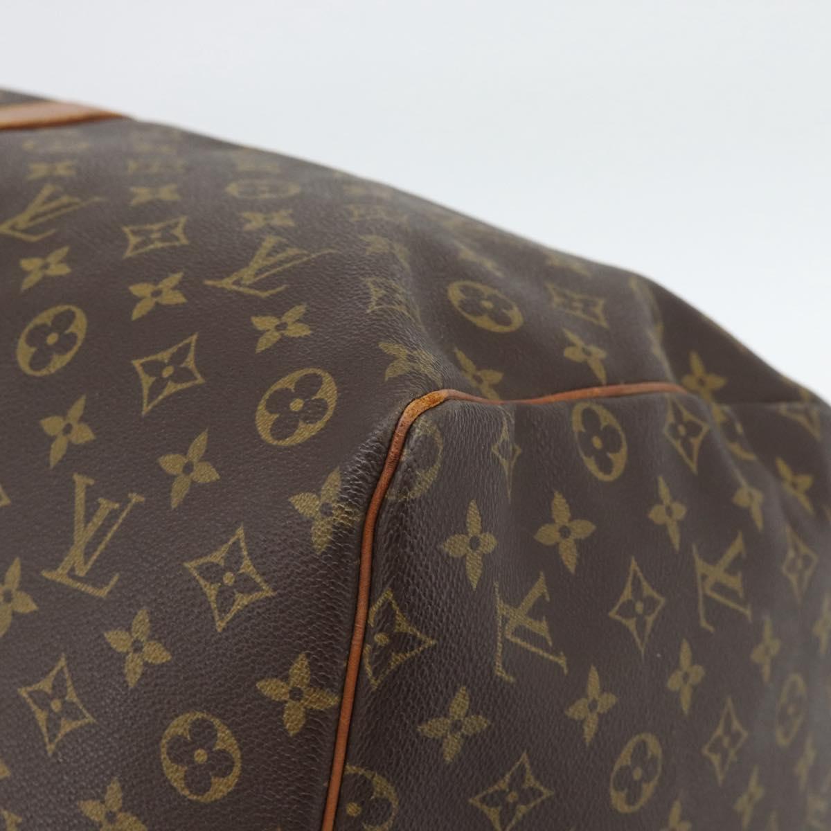 LOUIS VUITTON Monogram Keepall 60 Boston Bag M41422 LV Auth ar14081
