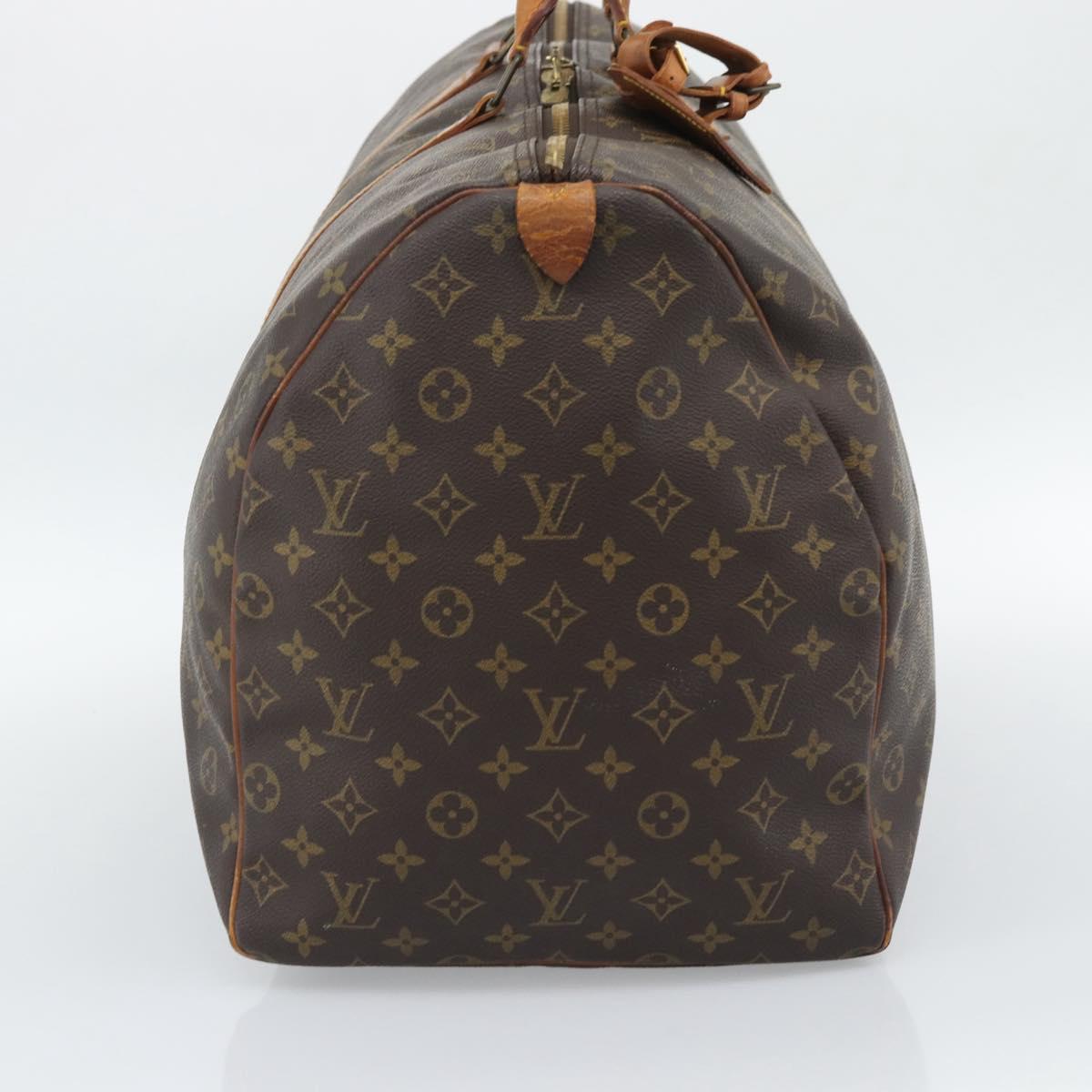 LOUIS VUITTON Monogram Keepall 60 Boston Bag M41422 LV Auth ar14081