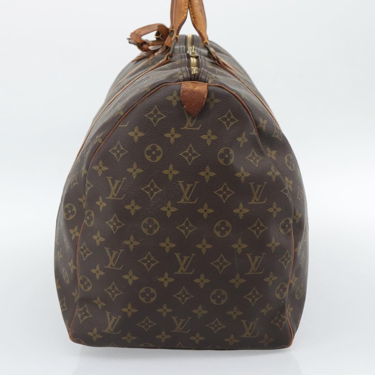 LOUIS VUITTON Monogram Keepall 60 Boston Bag M41422 LV Auth ar14081