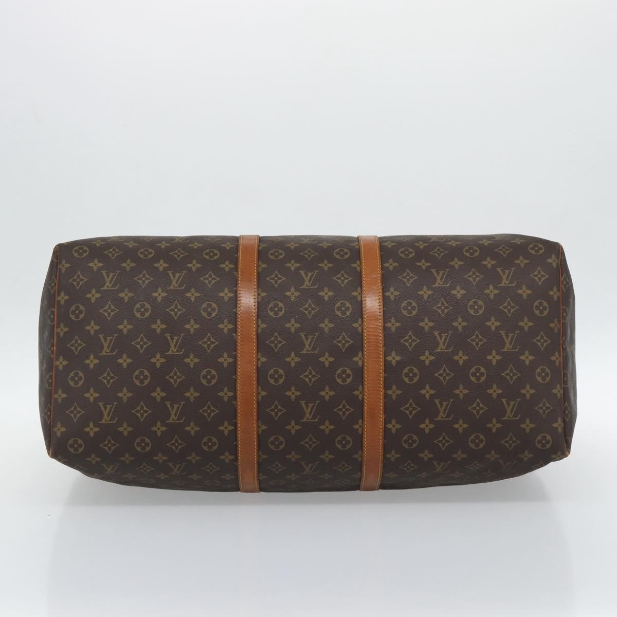LOUIS VUITTON Monogram Keepall 60 Boston Bag M41422 LV Auth ar14081