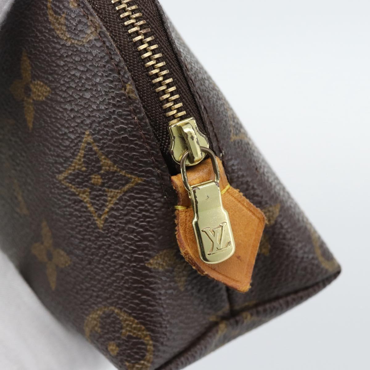 LOUIS VUITTON Monogram Pochette Cosmetic PM Cosmetic Pouch M47515 Auth ar14082