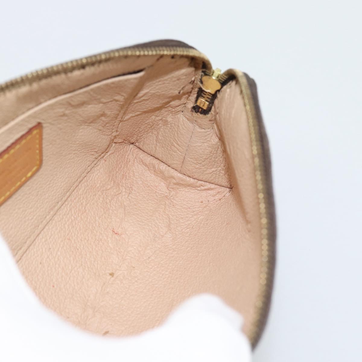LOUIS VUITTON Monogram Pochette Cosmetic PM Cosmetic Pouch M47515 Auth ar14082