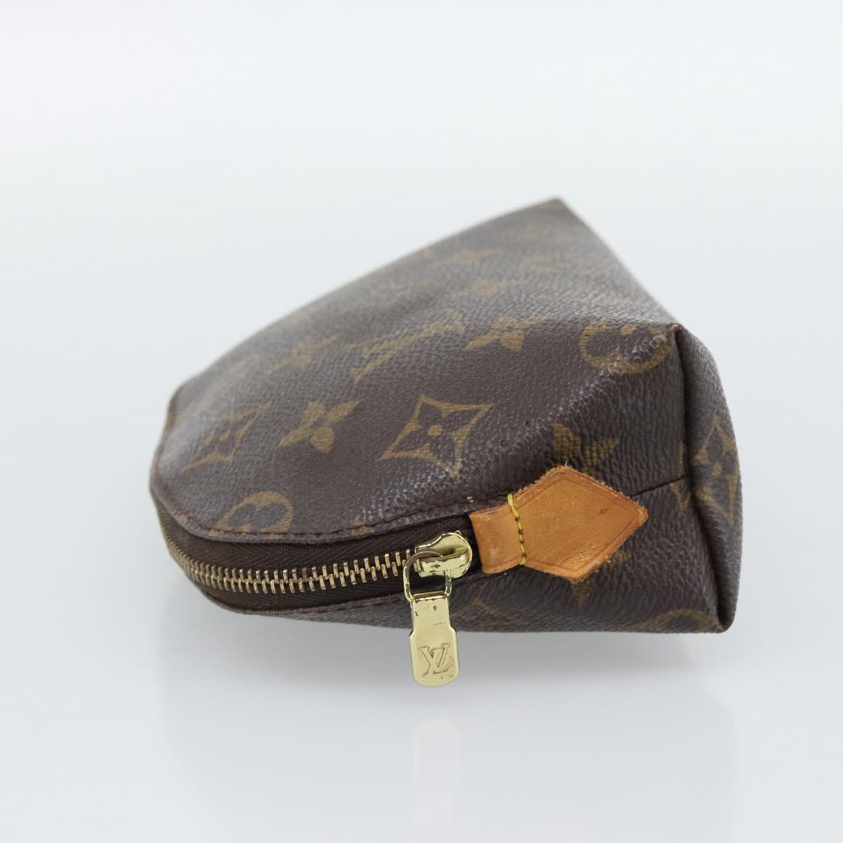 LOUIS VUITTON Monogram Pochette Cosmetic PM Cosmetic Pouch M47515 Auth ar14082