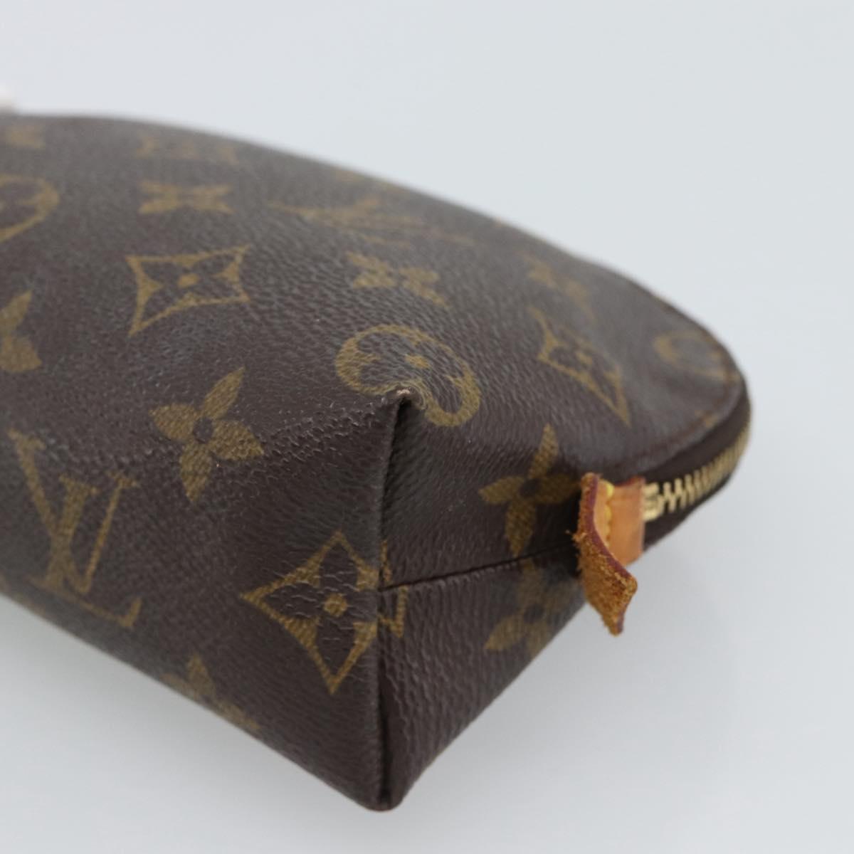 LOUIS VUITTON Monogram Pochette Cosmetic PM Cosmetic Pouch M47515 Auth ar14082