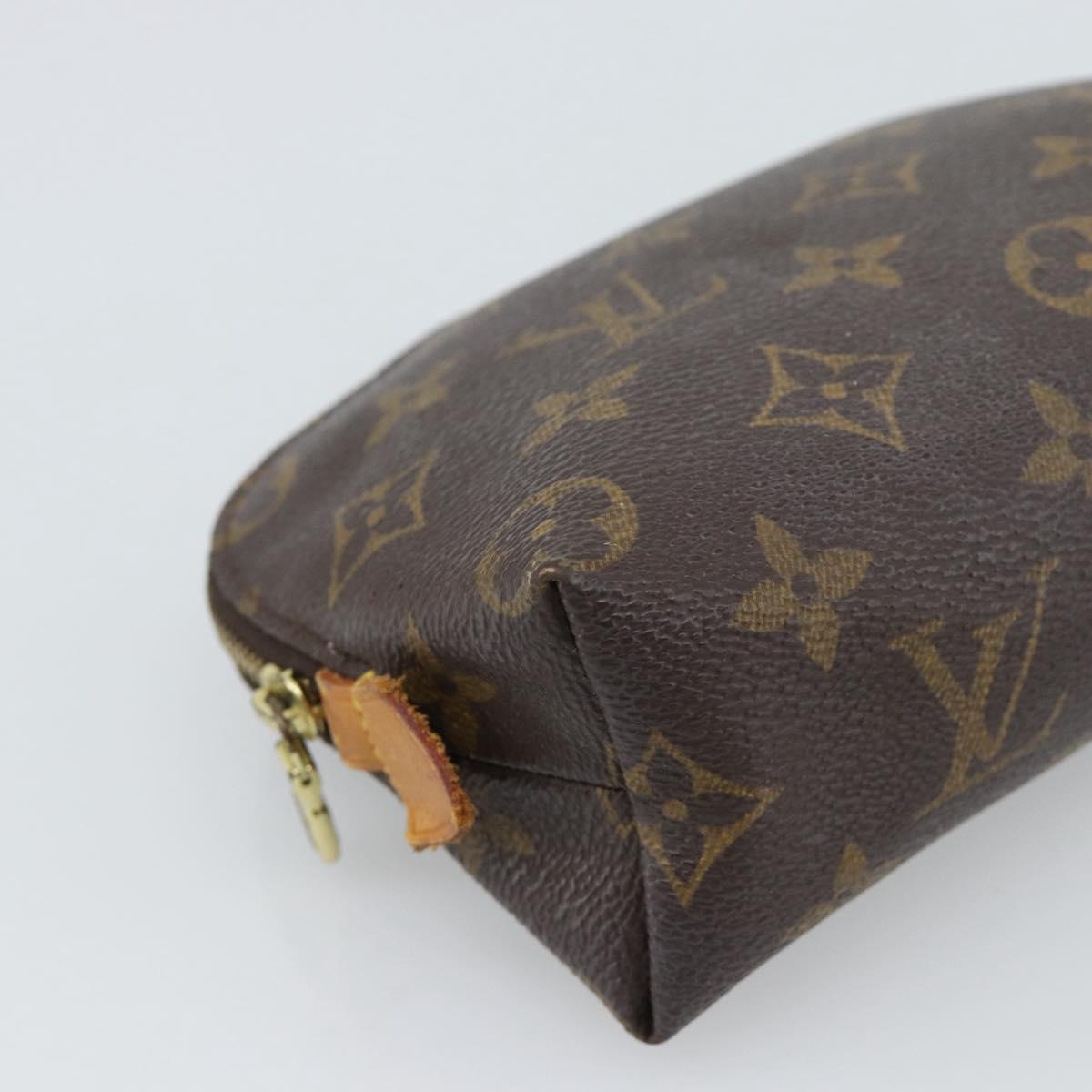 LOUIS VUITTON Monogram Pochette Cosmetic PM Cosmetic Pouch M47515 Auth ar14082
