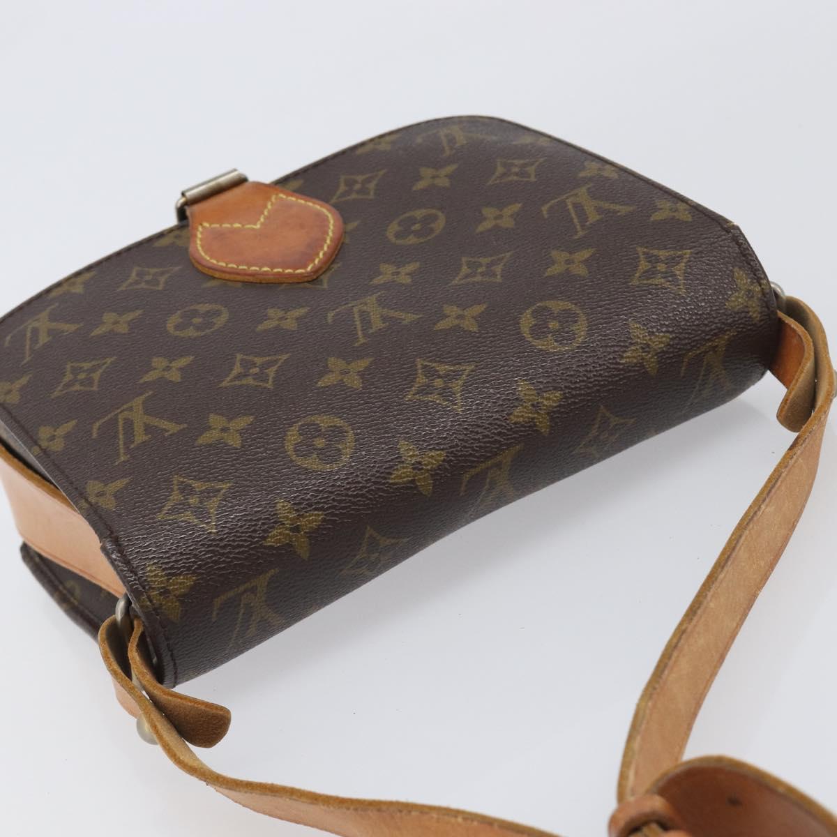 LOUIS VUITTON Monogram Cartouchiere MM Shoulder Bag M51253 LV Auth ar14085