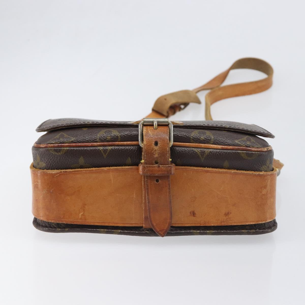 LOUIS VUITTON Monogram Cartouchiere MM Shoulder Bag M51253 LV Auth ar14085