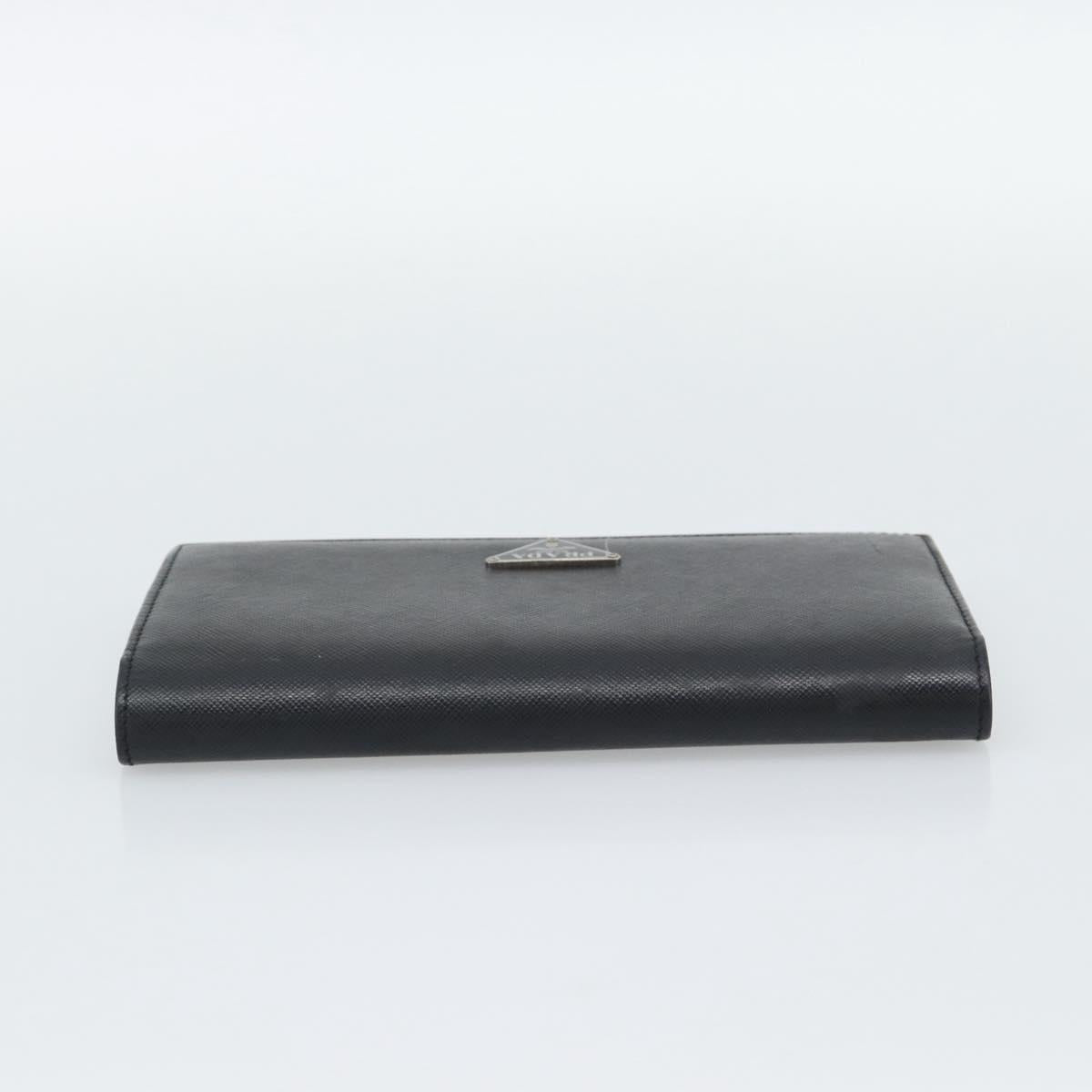 LOUIS VUITTON PRADA Long Wallet Leather PVC 2 Set Black Brown LV Auth ar14087