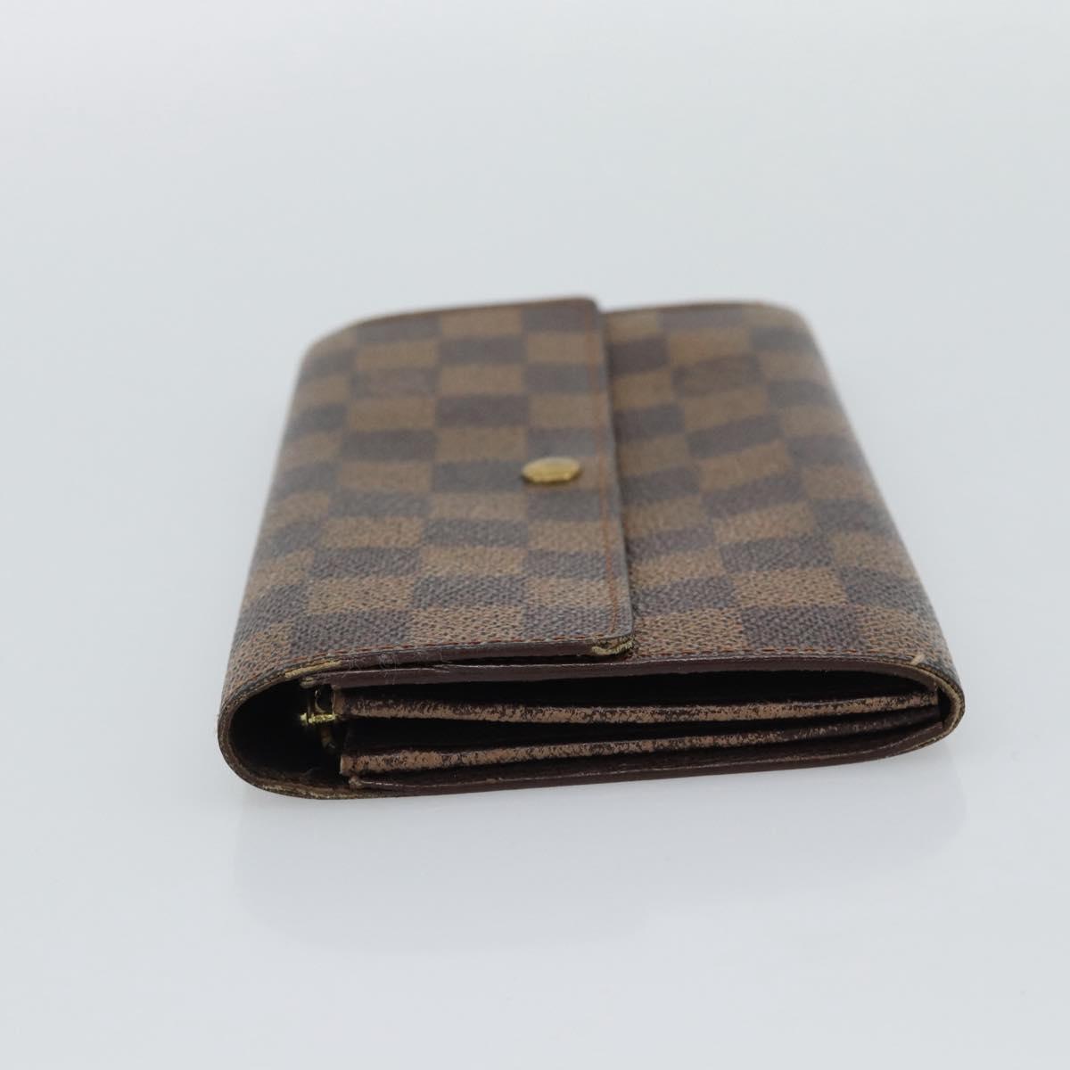 LOUIS VUITTON PRADA Long Wallet Leather PVC 2 Set Black Brown LV Auth ar14087