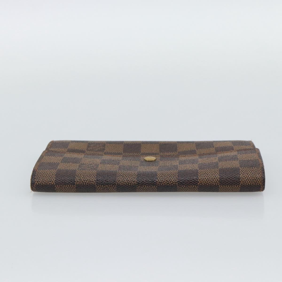 LOUIS VUITTON PRADA Long Wallet Leather PVC 2 Set Black Brown LV Auth ar14087