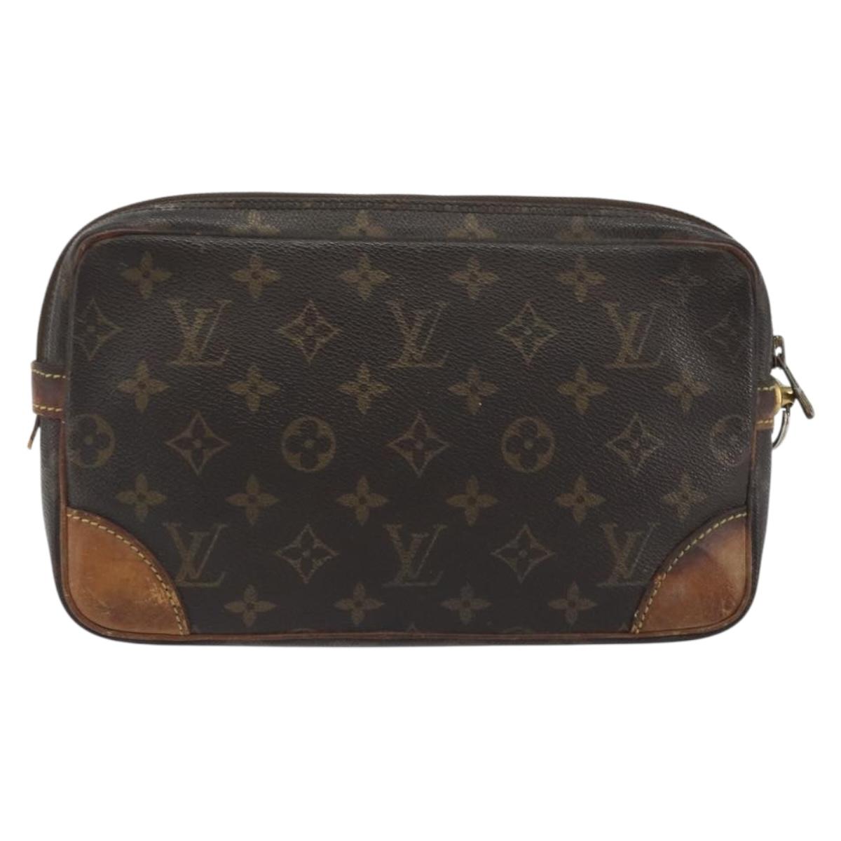 LOUIS VUITTON Monogram Marly Dragonne GM Clutch Bag M51825 LV Auth ar14098