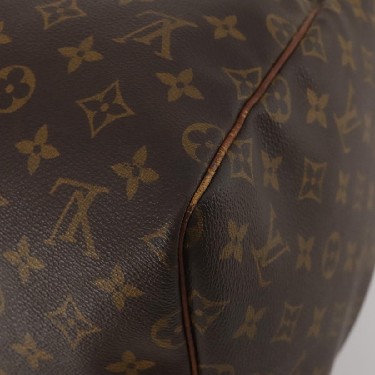 LOUIS VUITTON Monogram Keepall 55 Boston Bag M41424 LV Auth ar14101