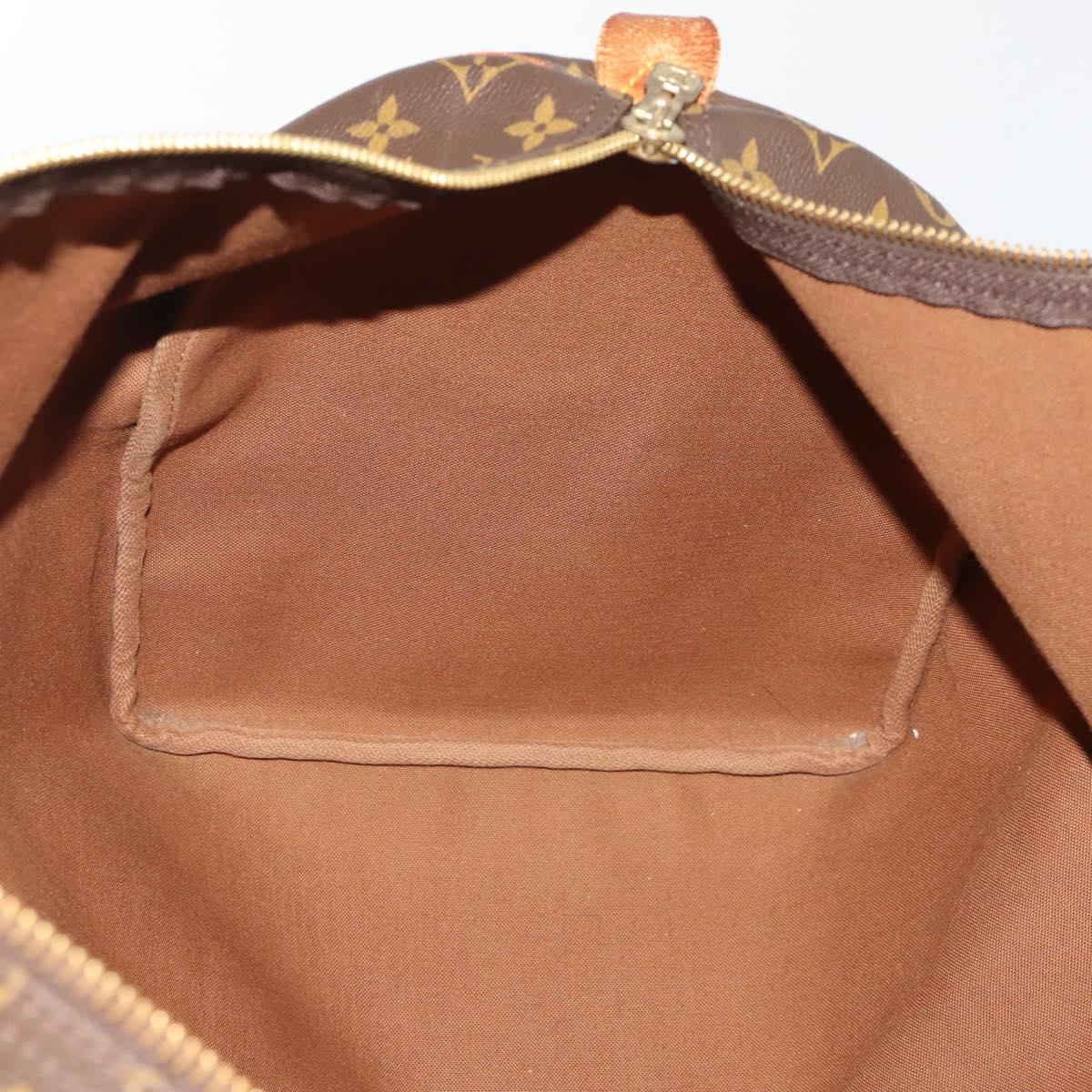 LOUIS VUITTON Monogram Keepall 55 Boston Bag M41424 LV Auth ar14101