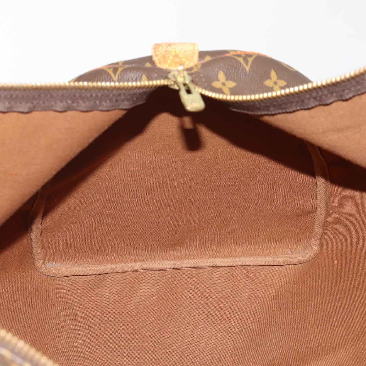 LOUIS VUITTON Monogram Keepall 55 Boston Bag M41424 LV Auth ar14101