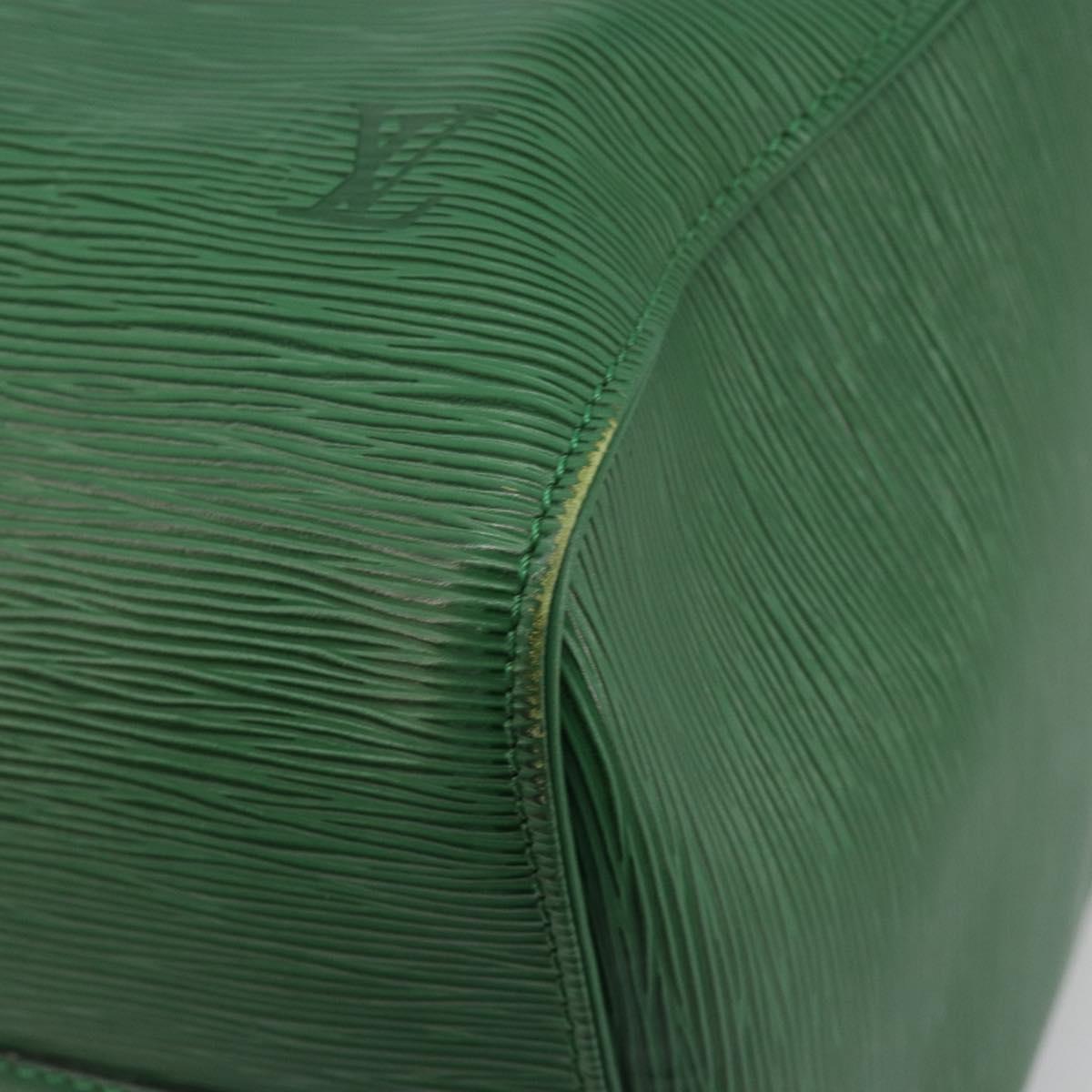 LOUIS VUITTON Epi Keepall 45 Boston Bag Green M42974 LV Auth ar14104A
